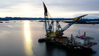 7700 tons loadtest SAIPEM 7000 [upl. by Malone]