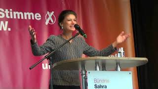 Sahra Wagenknecht  Rede in Stuttgart am 25 Mai 2024 [upl. by Manon]