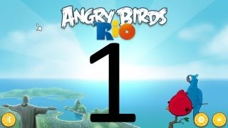 Lets Play Angry Birds Rio 01  Who is this is why is this here [upl. by Hauhsoj]