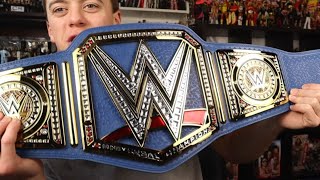 Blue Universal Championship WWE Shop Unboxing [upl. by Kcirddehs]