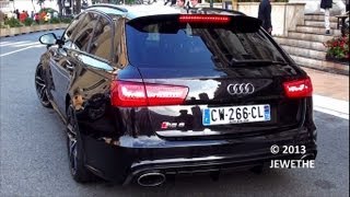 BRAND NEW 2013 Audi RS6 Avant C7 in Monaco Start up and Sound 1080p Full HD [upl. by Cesya370]