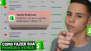 COMO FAZER A PRIMEIRA VENDA NO DROPSHIPPING ‹ Vivendo de Negócios › [upl. by Fita441]