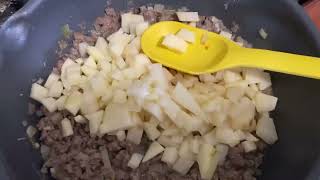 Preparando la cena 🥘 cocinando comida cena carne arroz delicioso [upl. by Fabi]