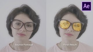 Creating Realistic Reflection on Sunglasses  After Effects Tutorial [upl. by Gnaw122]