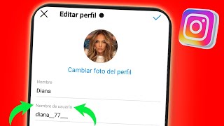 Cómo CAMBIAR EL NOMBRE DE USUARIO EN INSTAGRAM 2024 [upl. by Rosenfeld]