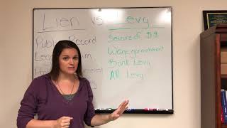 What is the difference between a Tax Lien and Tax Levy [upl. by Rebe]