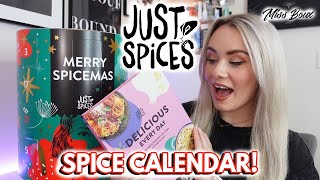 JUST SPICES ADVENT CALENDAR 2023 UNBOXING  24 SPICES 🌶️  FOOD ADVENT CALENDAR 😋  MISS BOUX [upl. by Buke106]