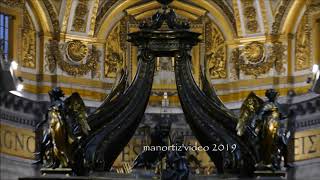 Il Baldacchino di san Pietro St Peters Baldachin manortiz [upl. by Latrena]