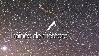 PHÉNOMÈNE RARE  UN BOLIDE TRAVERSE LE CIEL et LAISSE UNE TRAÎNÉE [upl. by Lord833]