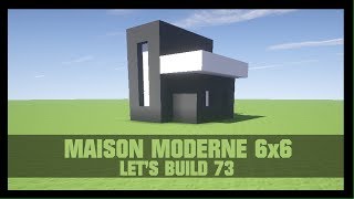 TUTO  COMMENT CONSTRUIRE UNE MAISON MODERNE 6X6 DANS MINECRAFT [upl. by Zetnod995]