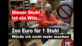 200 Euro Pro Stuhl und dann so eine Schei Qualität  Lohnt sich eine Reparatur [upl. by Soulier424]