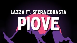 Lazza Sfera Ebbasta  PIOVE TestoLyrics [upl. by Anivid]