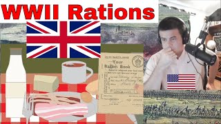 American Reacts rationing during ww2 [upl. by Matthus]