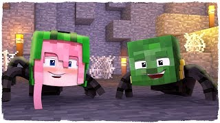 👉 MINECRAFT  ¡NOS CONVERTIMOS EN ARAÑAS [upl. by Nylinnej]