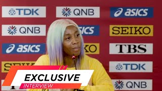 Exclusive Interview with Shelly Ann Fraser Pryce Her Journey to womens 100m Budapest Final [upl. by Trish43]