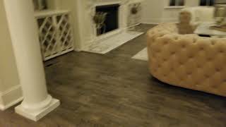 Flooring Volcanic Ash HDF Hardwood Installation Not Laminate flooring Priced Less Than Pergo [upl. by Ahsek722]