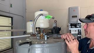 Rheem water heater anode rod removal [upl. by Hazard]