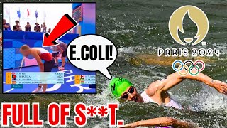 Olympic Athletes PUKING UP to 10 TIMES after Events In Seine River as EColi Bacteria HORROR [upl. by Saffren]