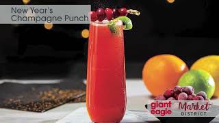 New Year’s Champagne Punch Recipe [upl. by Darrelle]