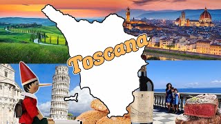 🥩🍷 LA TOSCANA  Le Regioni dItalia Geografia 📚🌍 [upl. by Aloisia242]