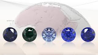 Sapphire Color amp Origin Different Blue Sapphire and other Fancy Sapphire colors  Diamondère [upl. by Lynad]