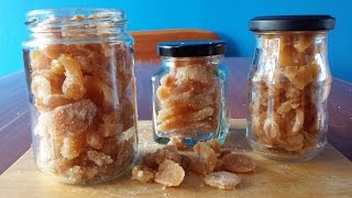 Candied Ginger Recipe [upl. by Iver]