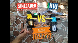 Sinleader VS Hiu Mana yang lebih Jozz Testing Perbandingan dua Pompa DC Single terbaik [upl. by Purity]