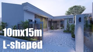 10mx15m Lshaped house [upl. by Herstein]