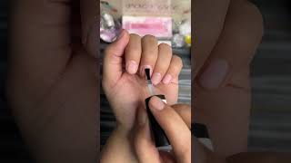 Polygel nails at home 😱Pass or Fail  ytshorts polygelnails nailextensions [upl. by Ardnuassak]