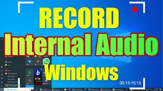 How to Record Internal Audio on Windows 10 – 3 Easy Ways [upl. by Odlanor]