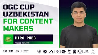 OGC CUP UZBEKISTON CONTENT MEKERLAR ORASIDA PROSTA YUTOLIMIZMI PUBG MOBILE [upl. by Eatnad]