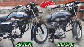 Platina Motorcycle Modify  Motorcycle Platina Restoration  Qamar Bike Restoration  QBR [upl. by Nysilla]