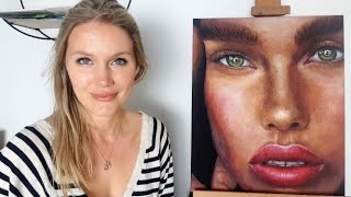 Realtime painting Hyperrealistic Art  Millani [upl. by Aiasi]