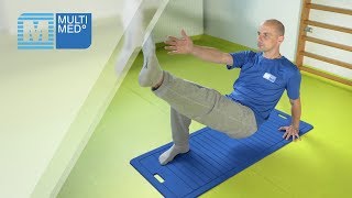 Ćwiczenia na stabilizację kręgosłupa  trening w domu z MULTI MED [upl. by Charlotta]