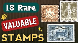 Most Expensive Stamps From Iceland and World  Top Philatelic Auctions  Part 28 [upl. by Onailime]