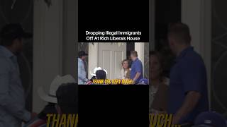 DROPPING ILLEGAL IMMIGRANTS OFF AT RICH LIBERALS HOUSE 🤬 [upl. by Okwu255]