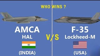 Comparison Between American F35 vs Indian Amca Fighter JetsUltra Defence [upl. by Bej29]