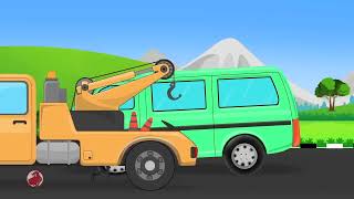 Army Truck Car Garage  Car Repair Cartoon Video For Kids  Fun videos [upl. by Aihn846]