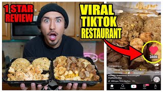 Eating At The WORST Reviewed VIRAL TikTok Restaurant 1 STAR [upl. by Skip]