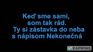 Hex  Ked sme sami Karaoke version lower key [upl. by Hanimay]