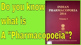 Do You Know what is pharmacopoeia [upl. by Ailedo]