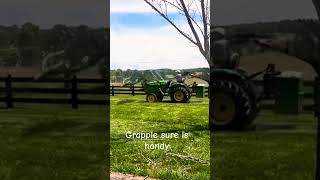 Tractor Grapple and a Dead Tree [upl. by Haerr]