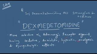 Dexmedetomidine HCl Concise Overview [upl. by Carissa]