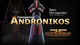 SWTOR Sith Inquisitor  Andronikos Revel Romance Conversations [upl. by Toombs]