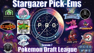 Pokémon Draft League  Stargazer WEEK 4 PICK EMS  PBO S7 [upl. by Maltz]