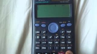 How to turn of casio calculatorausschalten Casi [upl. by Ardnak]