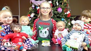 My Reborns Christmas Holiday Gifts for the Babies Slime Key Chains Stickers and More [upl. by Lionel]