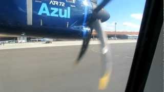 ATR 72600 Azul decolagem de Campinas para Congonhas [upl. by Donadee422]