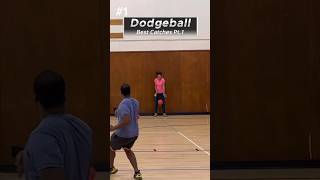 Top 10 Dodgeball Catches Pt 1 dodgeball highlights shorts  142 [upl. by Knudson613]