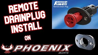 Remote Drain Plug Install  Phoenix Boats [upl. by Fanchie]